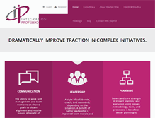 Tablet Screenshot of integrationprofessionals.com